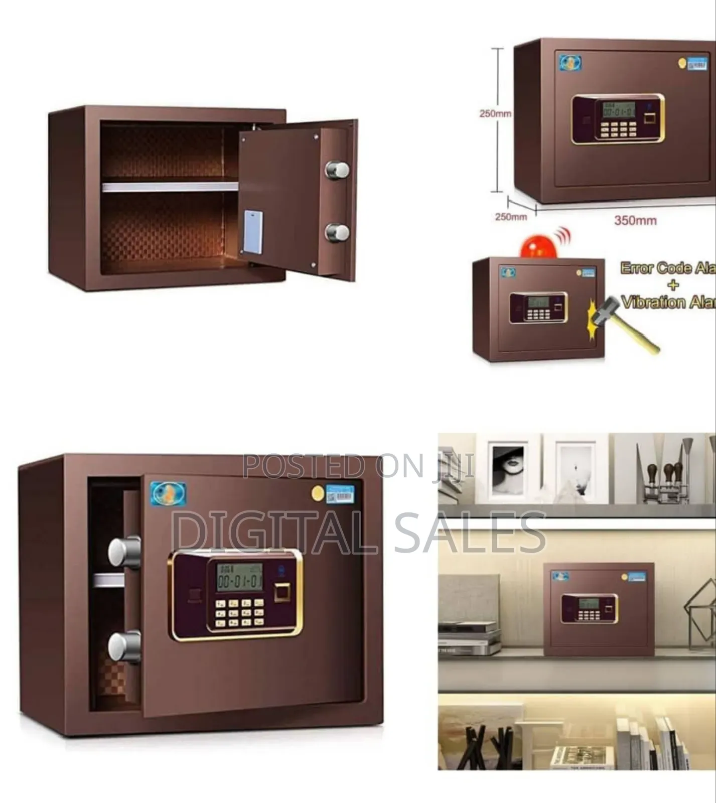 New Household Password Small Alarm Safe Box