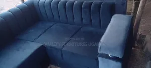 Mordern Black L Shaped Sofa