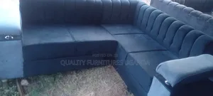 Eye Catching Luxurious L Shaped Sofa Set