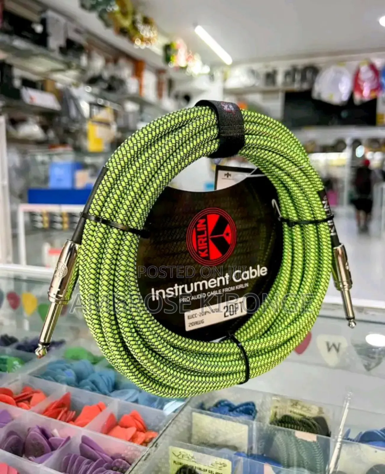 Standard Quality Jack to Jack Audio Cable From 4mitres Plus+
