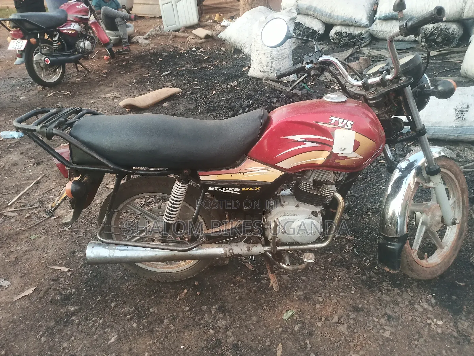 TVS XL 100 2017 Red