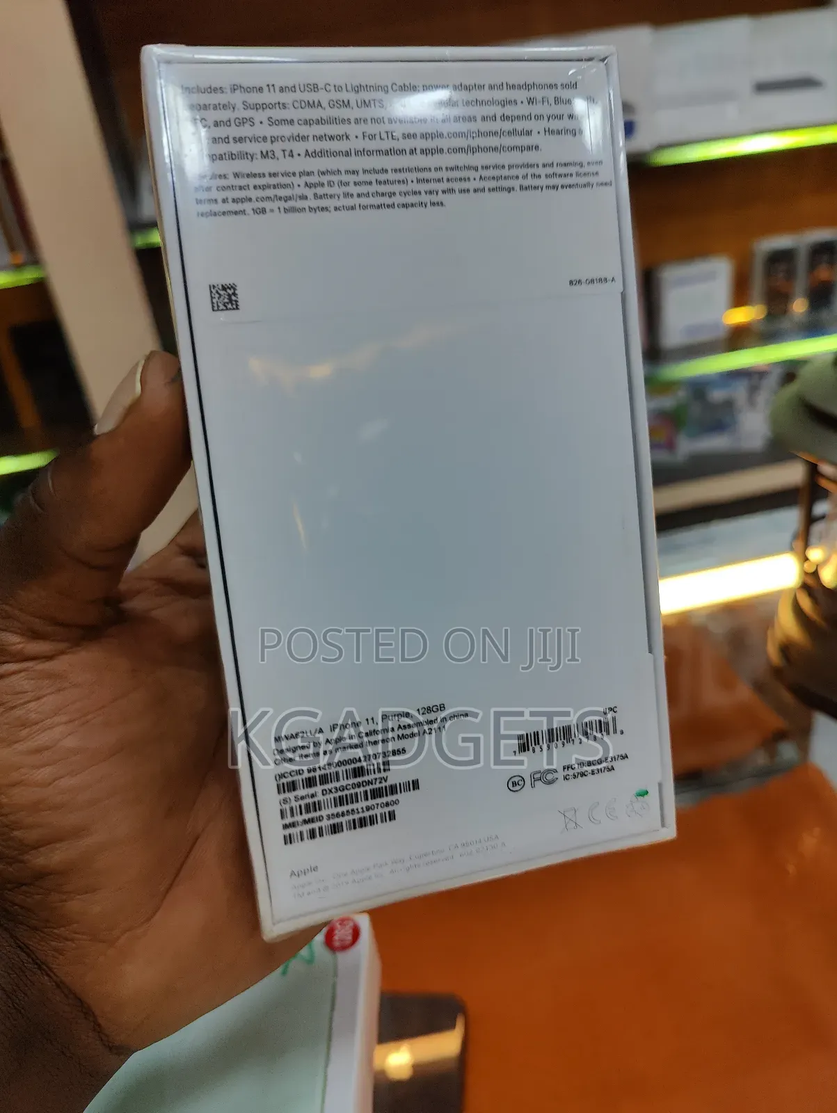 New Apple iPhone 11 128 GB Blue