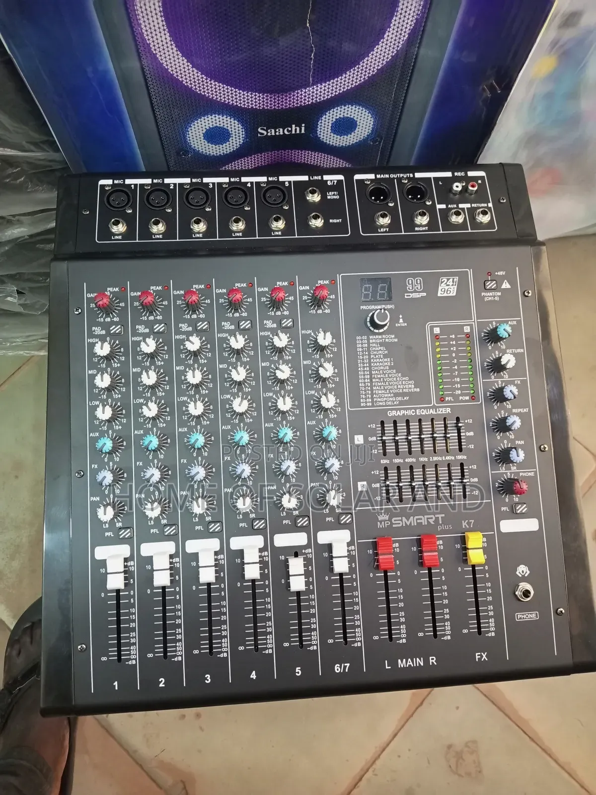 Cortina Amp Mixer 6 Channel