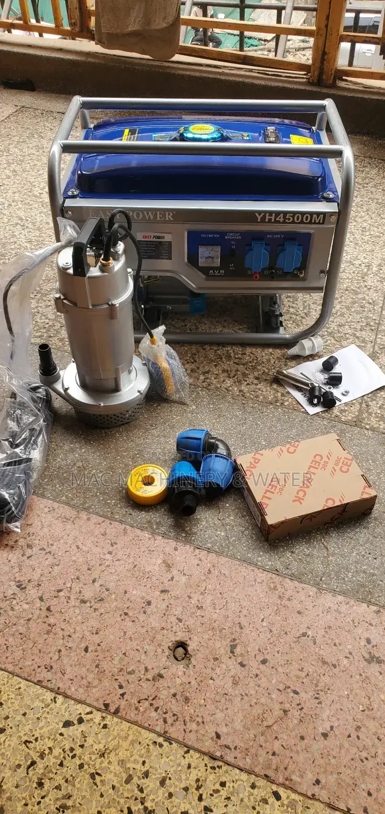 Generator and Submersible Water Pump Full Set