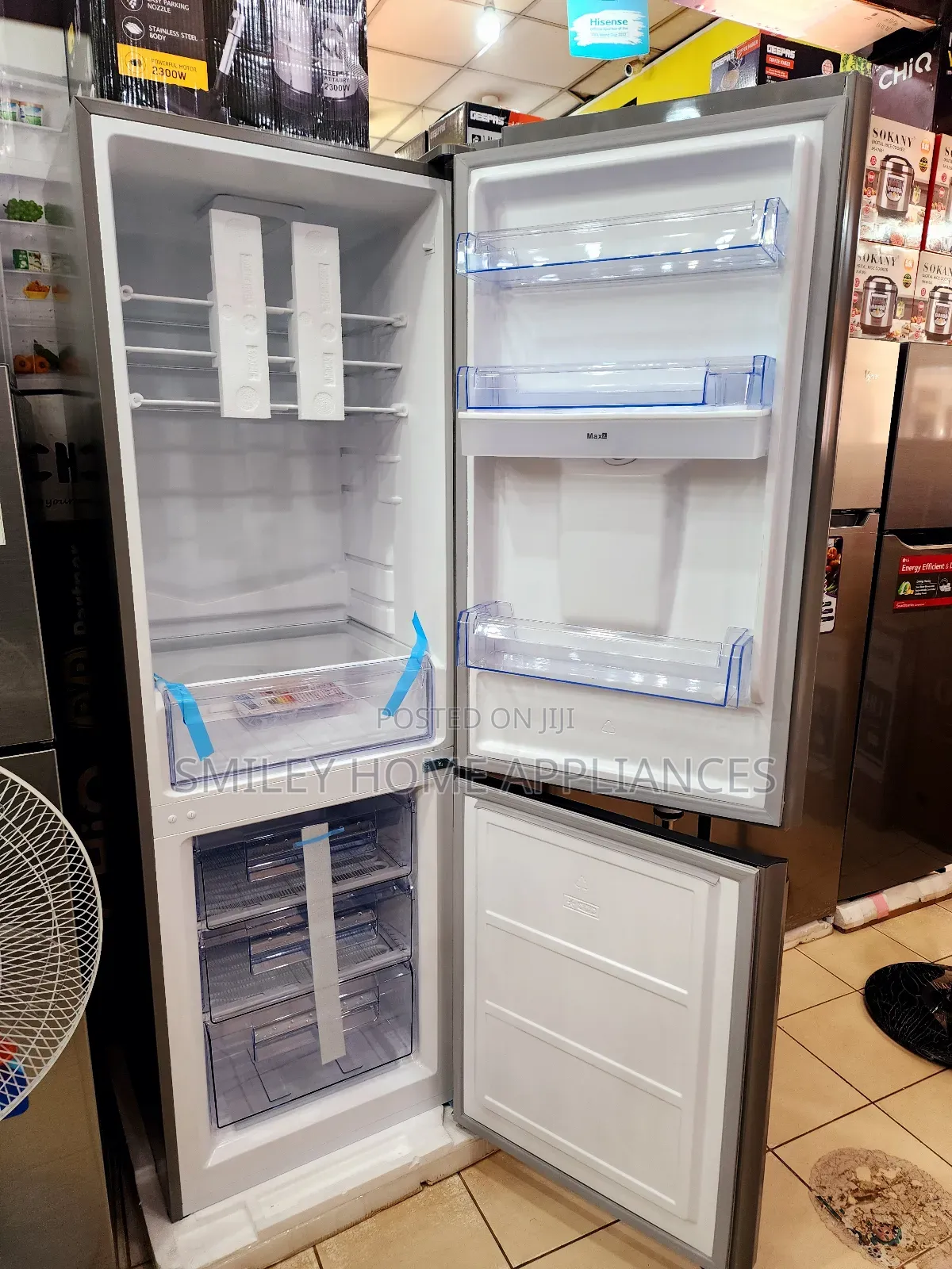 350ltrs SPJ Black Mirror Finish Refrigerator