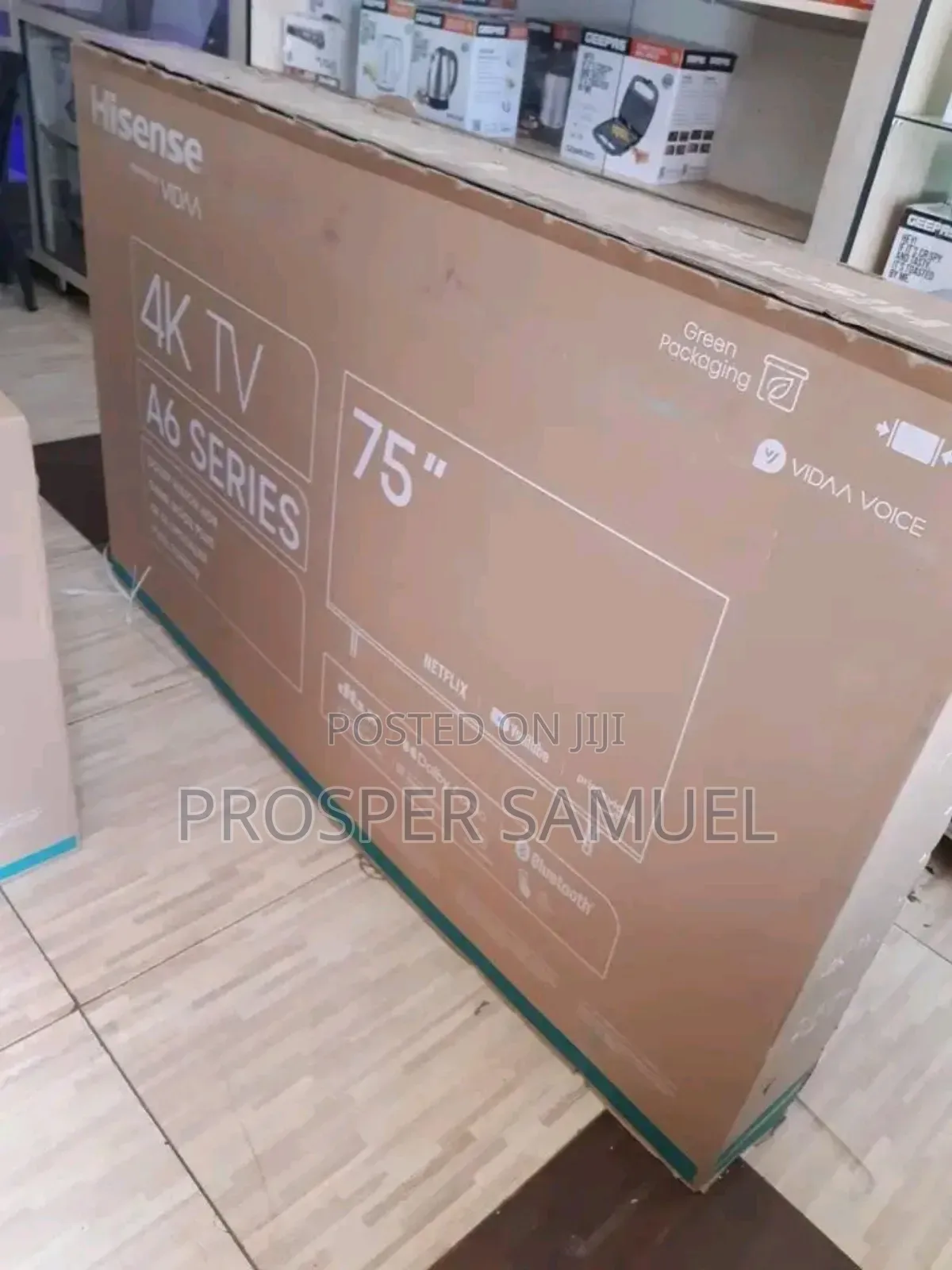 Brand New Hisense 75 Inches Smart Uhd4k Flat Screen Tv