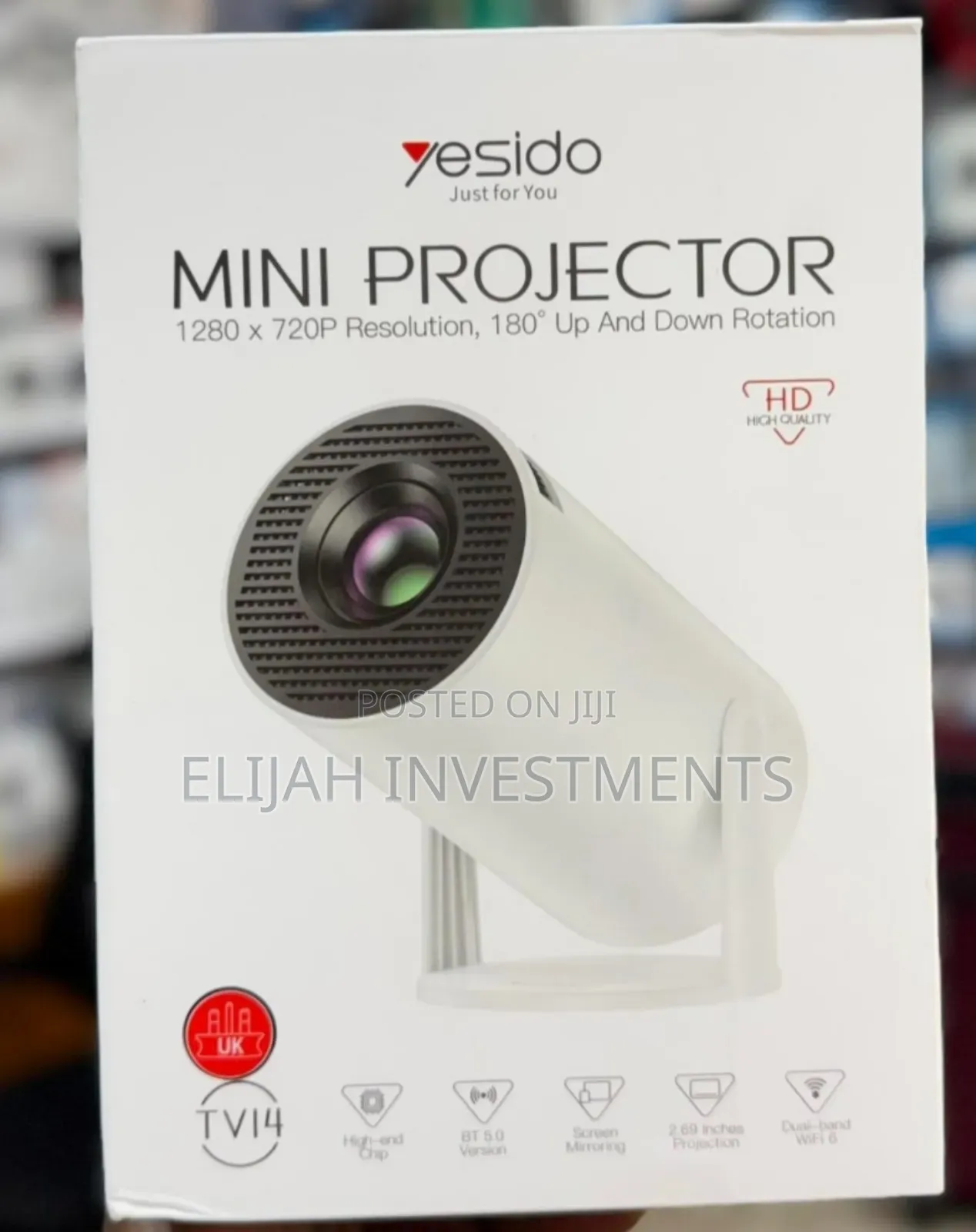 Maximum Quality Yesido Mini Projector TV14