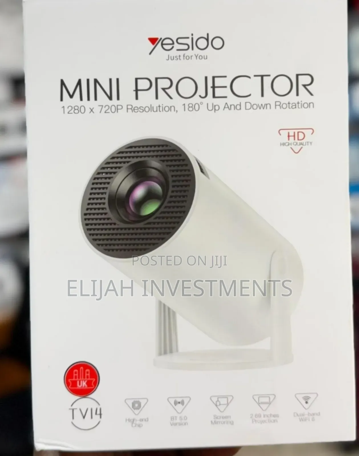 Maximum Quality Yesido Mini Projector TV14