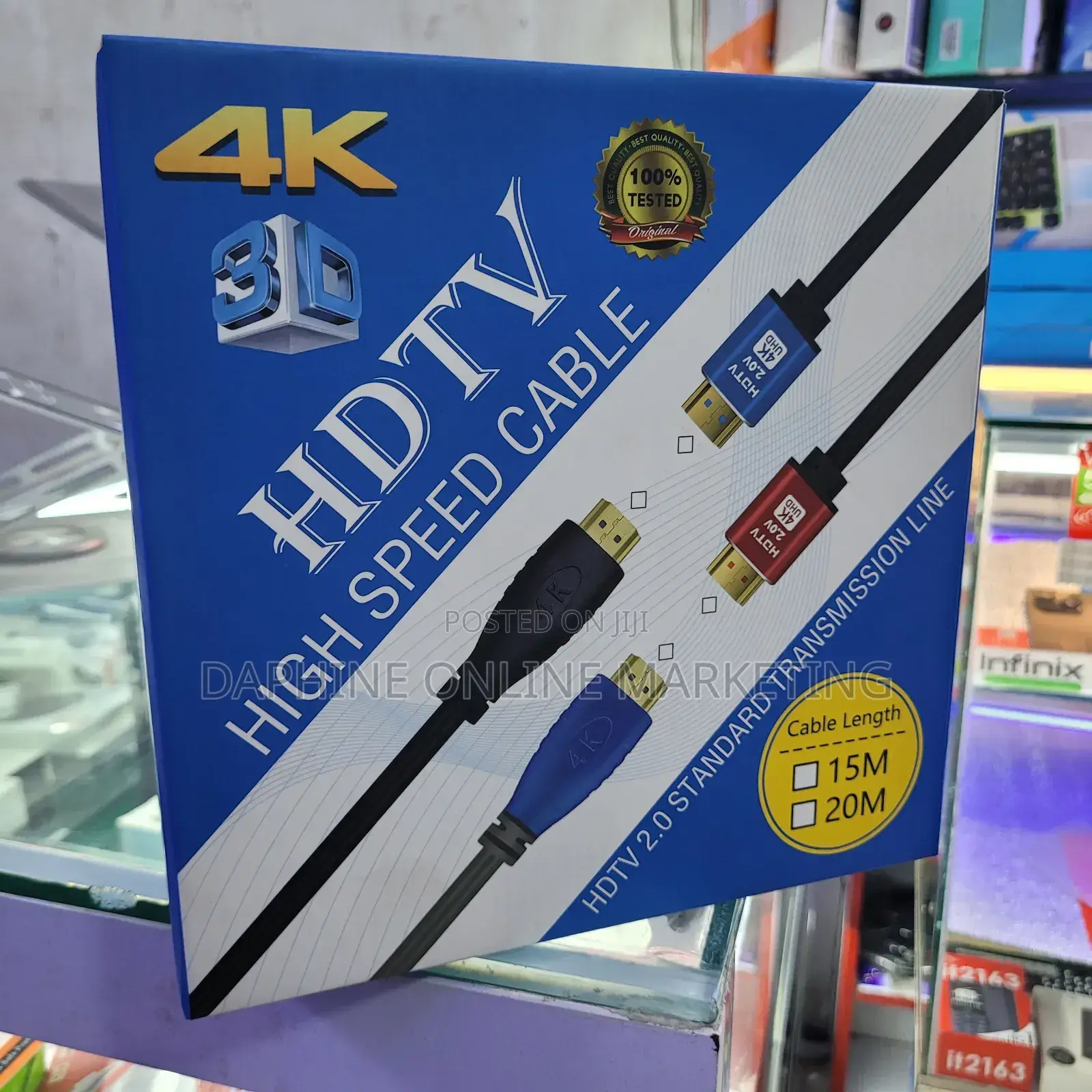 20M Original HDMI to HDMI Cable/20m HDTV to HDTV Cable