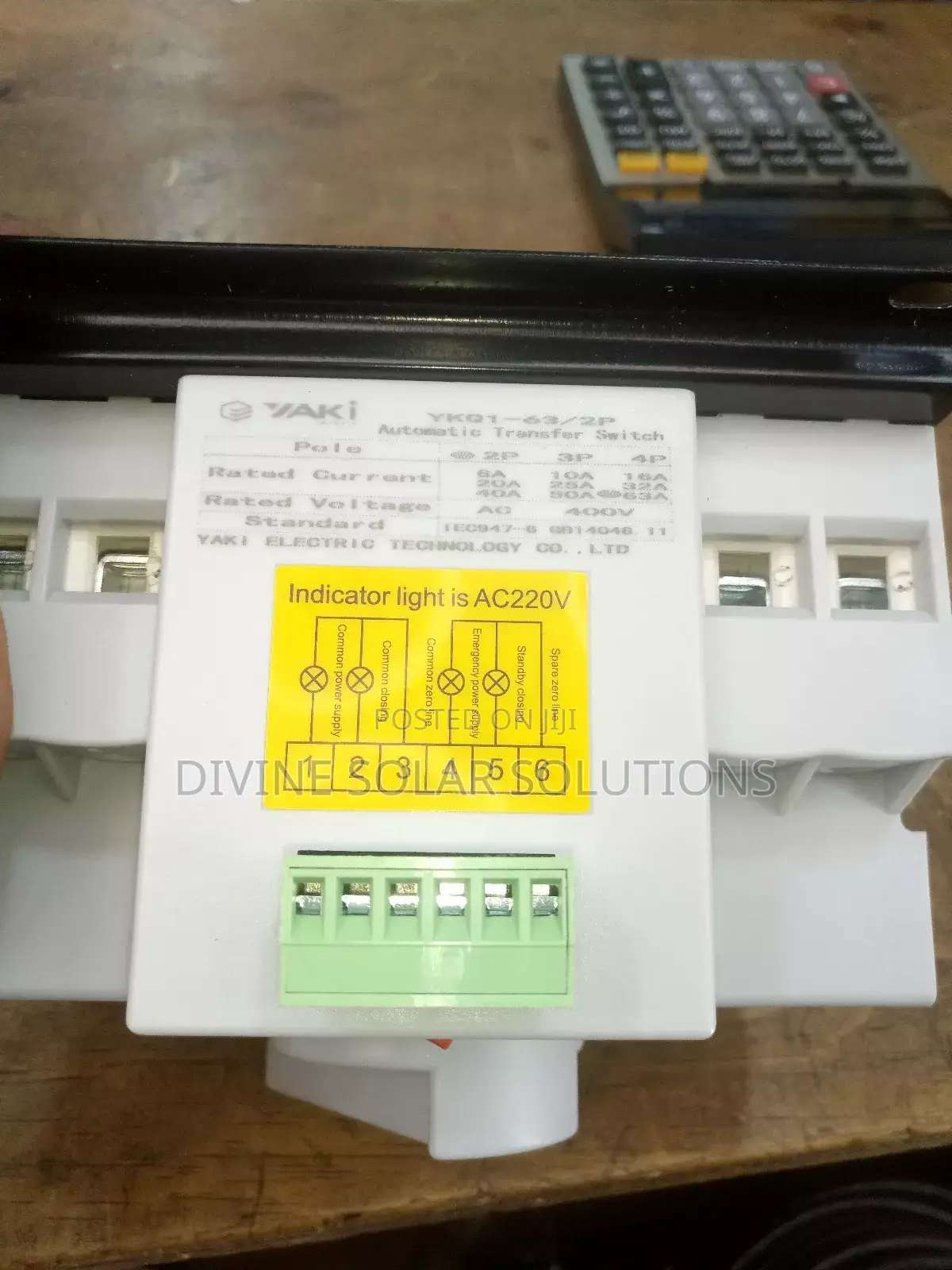 63A Automatic Change Over Switch