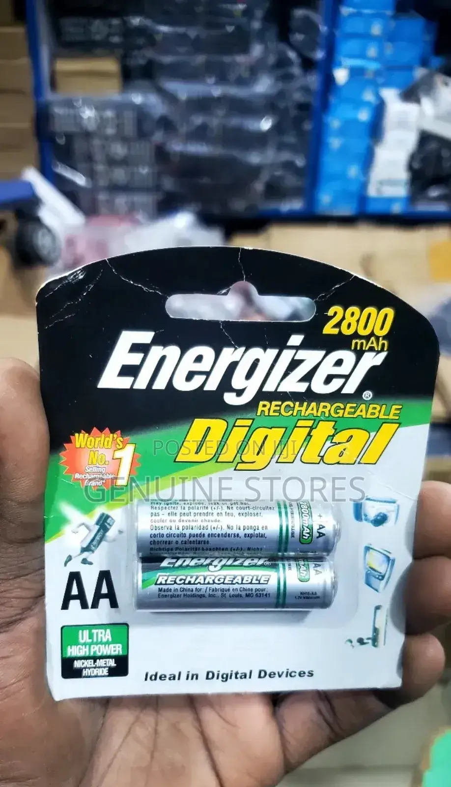 Energizer Rechargeable Digital Batteries / Double AA