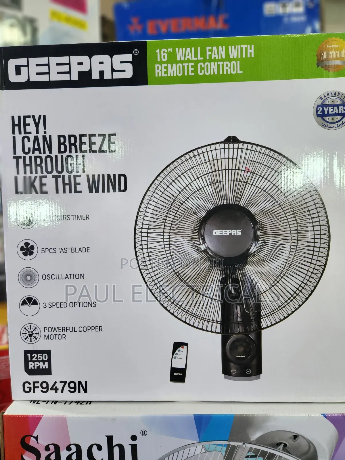 Geepas Wall Fan