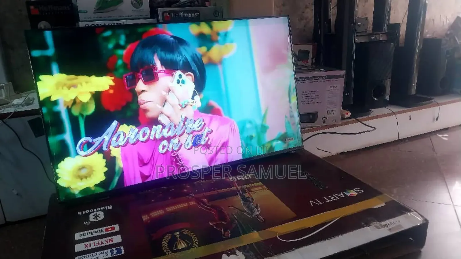 Lg 50 Inches Smart Frameless Flat Screen With Free to Air D