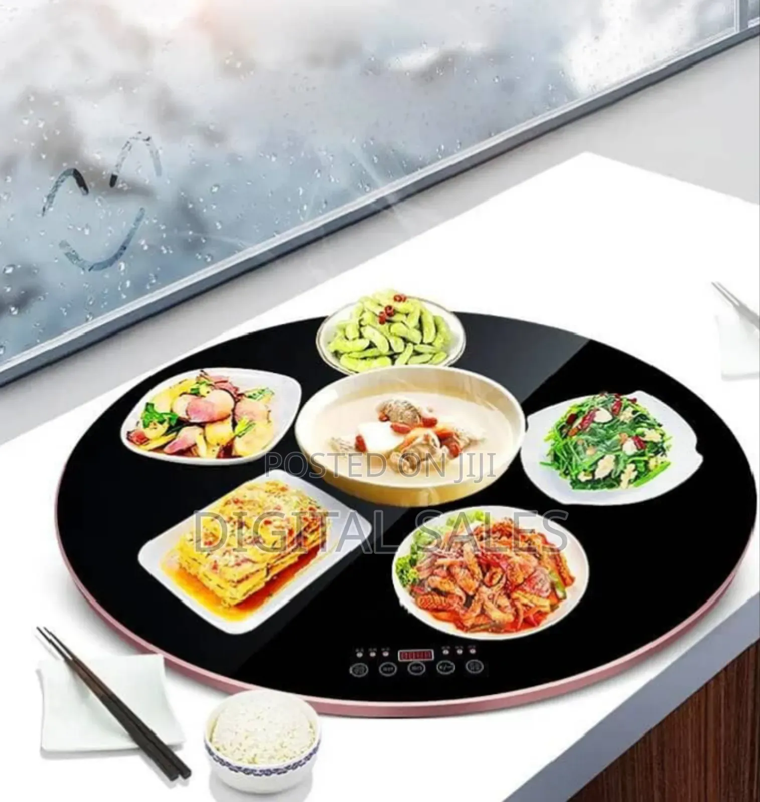 Digital Display Electric Food Warning Tray