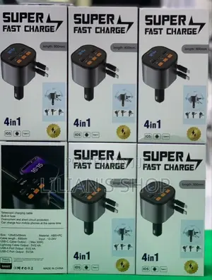 4 In1 Super Fast Charger With Mp3