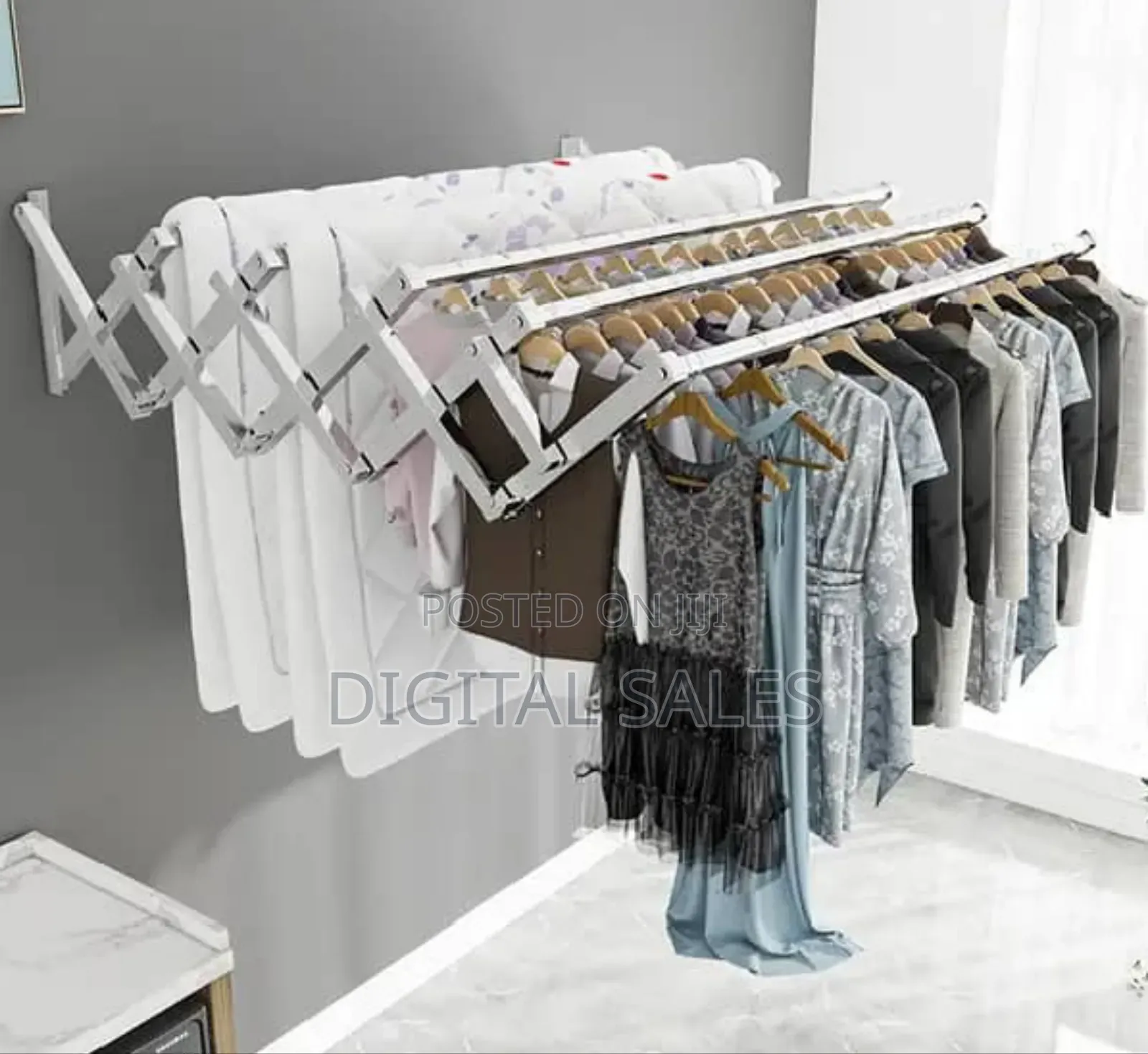Wall Mounted Clothes Drying Rack