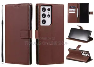 Samsung S21 Ultra Super Leather Flip Safety Covers