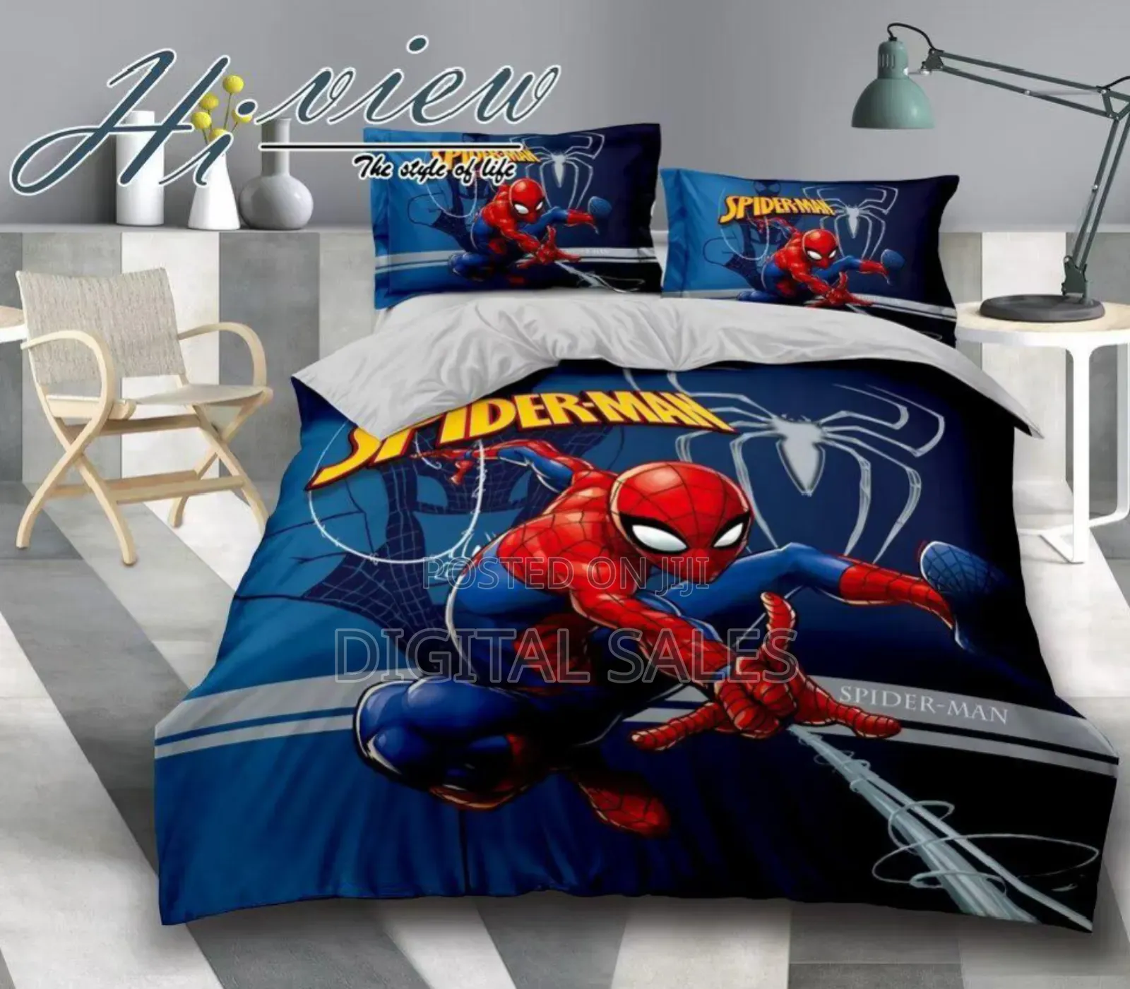 Kids.Fullkids Duvet Cover ( Blue) Spiderman