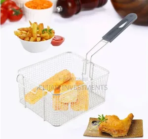 Durable Deep Fryer Basket With Non Slip Handle