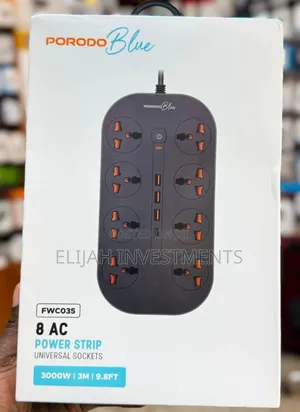 Best Quality Porodo Power Strip Universal Socket