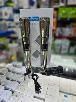 2 Metalic Heavy Duty Uhf Wireless Microphone