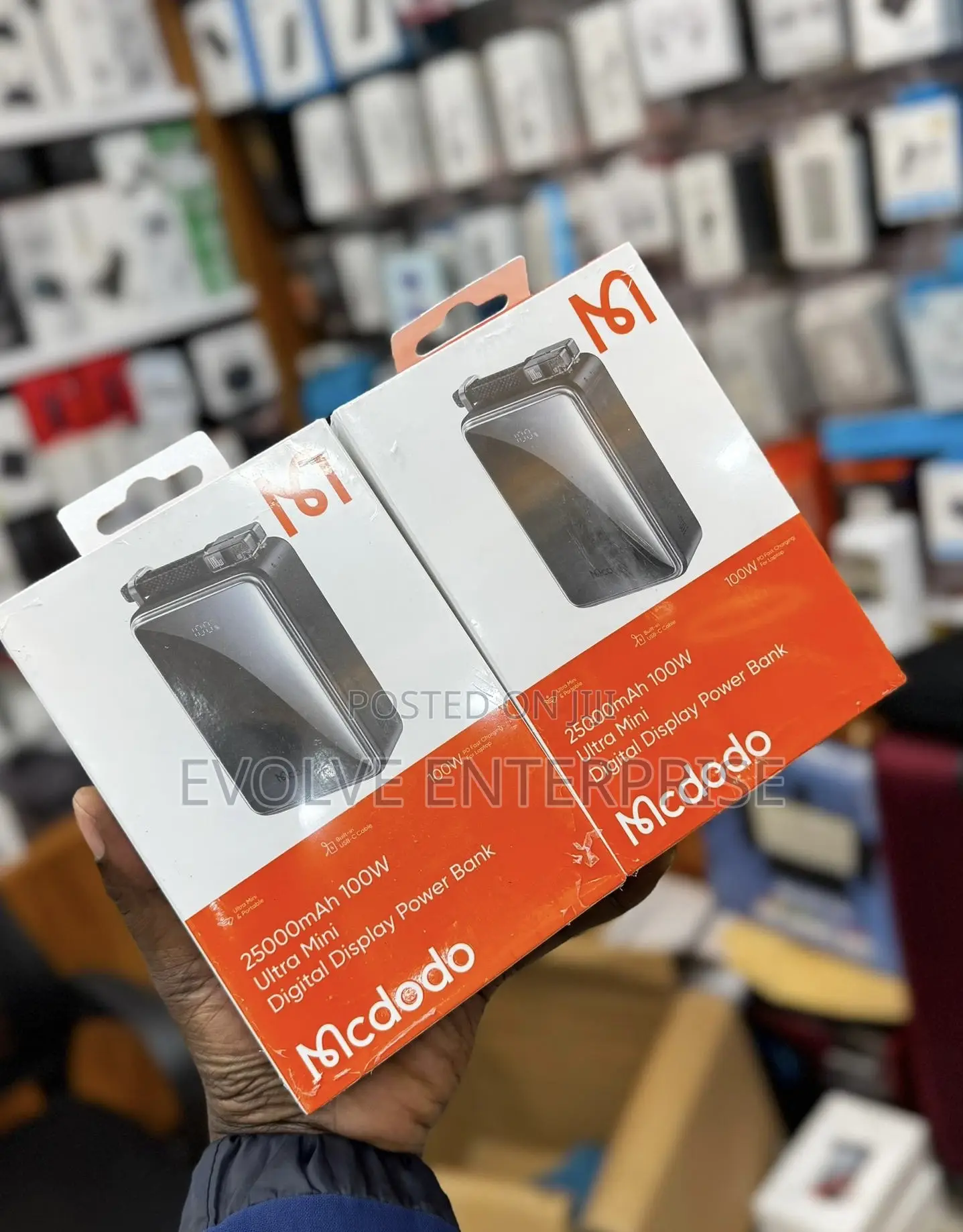 McDodo 25000mah 100W Ultra Mini Digital Display Power Bank