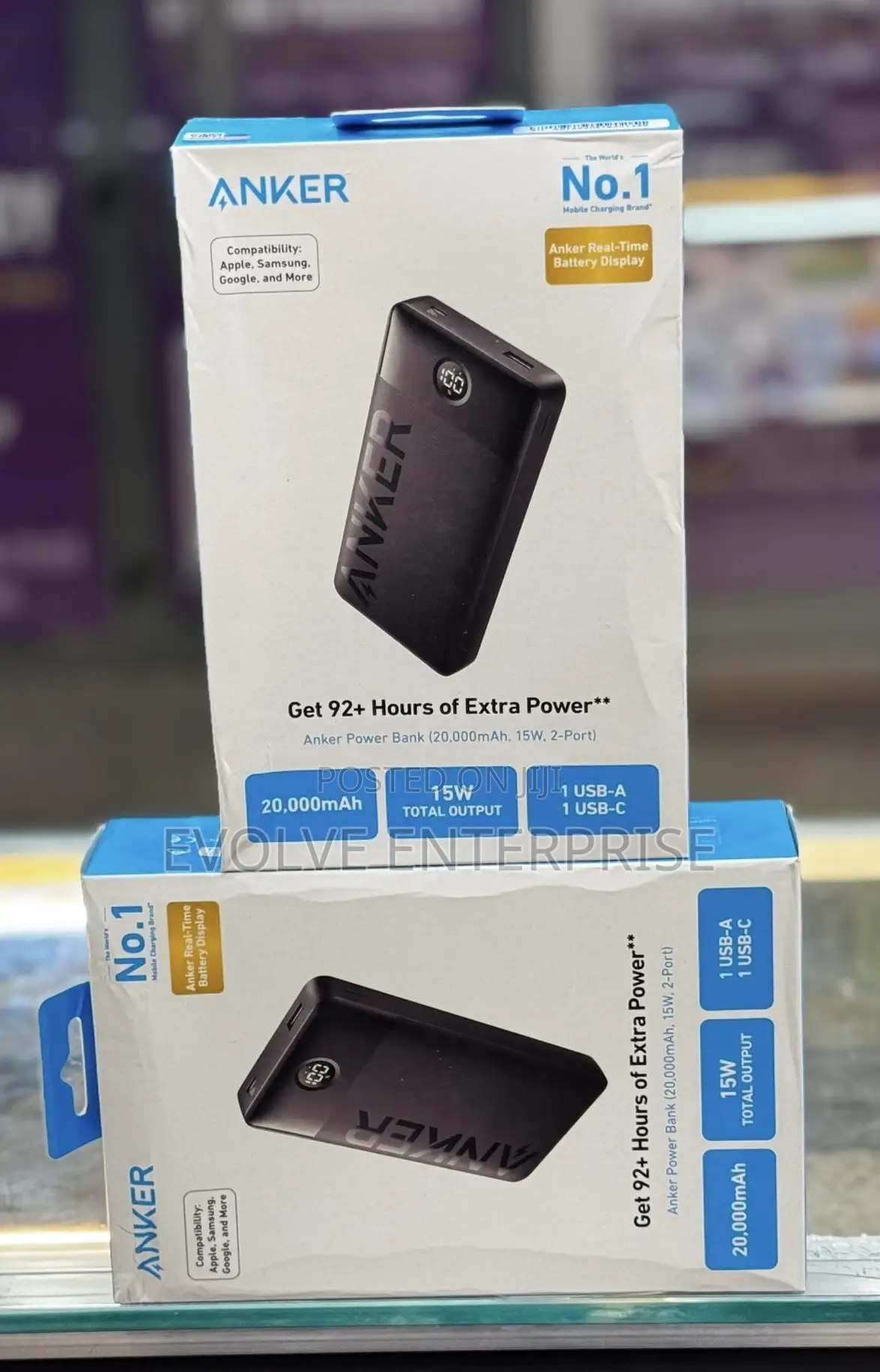 Anker 20,000mah 15W Output Power Bank