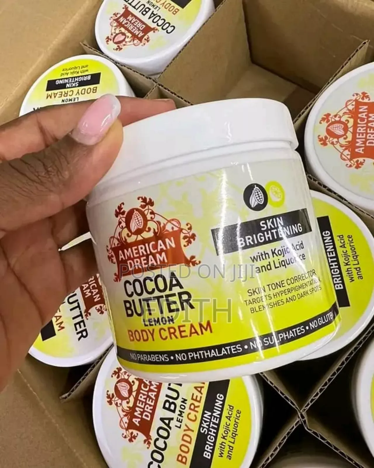 American Dream Body Lemon Cream With Kojic