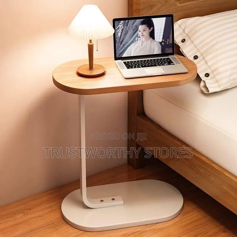 C-Shaped Sofa Side Table