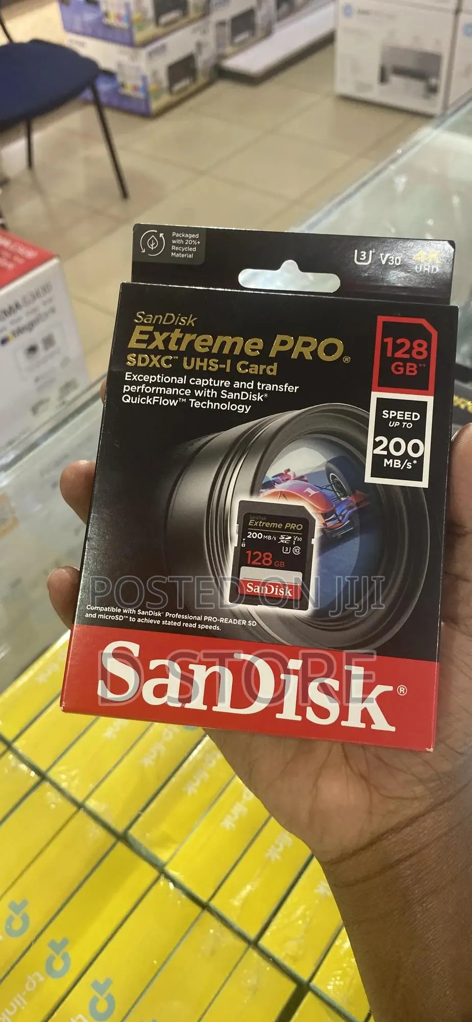 128GB Extreme Pro SAN Disk Memory Card