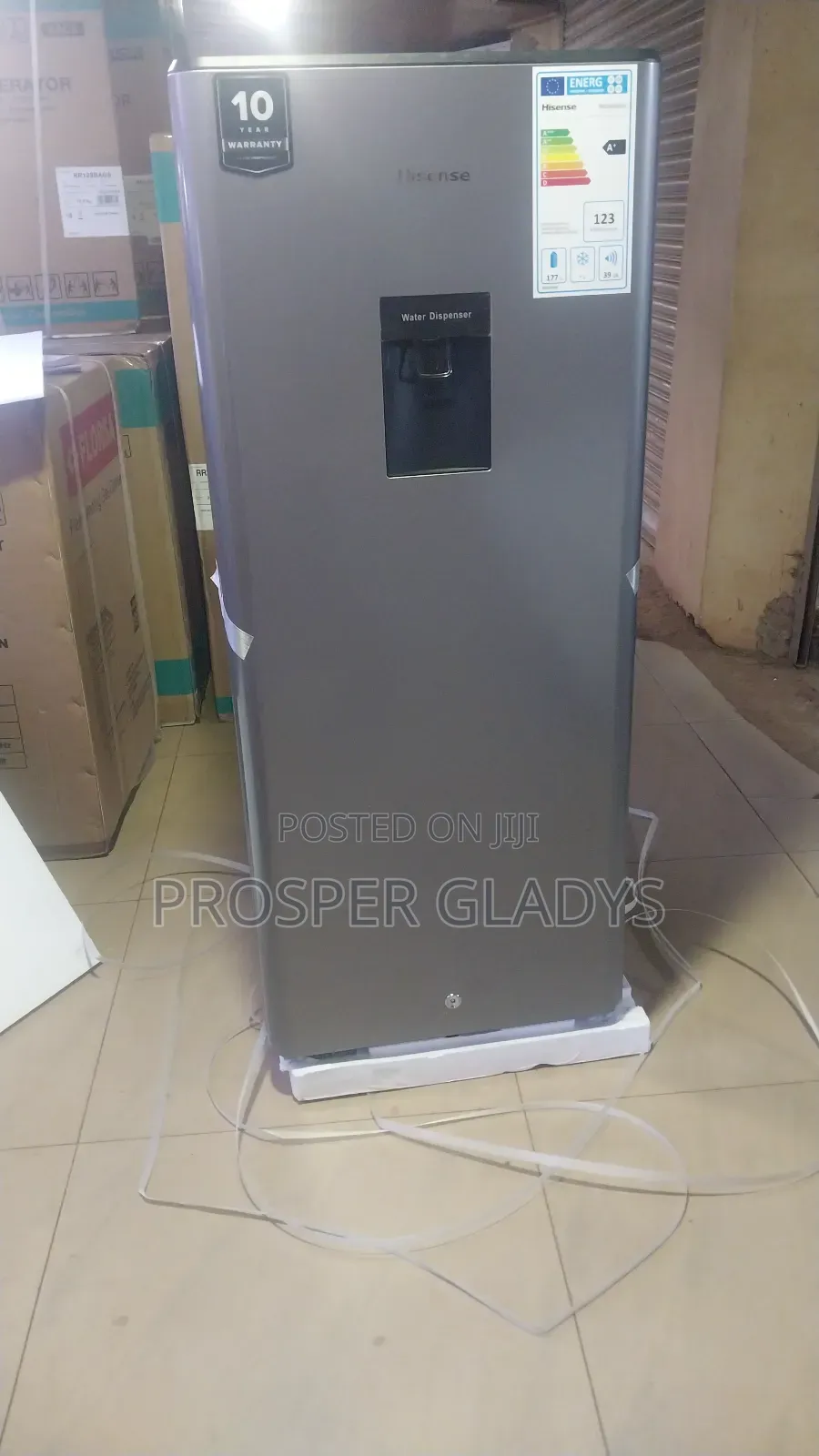 229 Litres Hisense Refrigerator Single Door With a Despenser