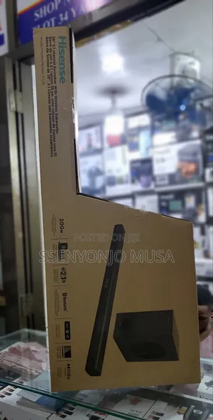 Hisense Hs218 |2.1ch Soundbar With Wireless Subwoofer 200w