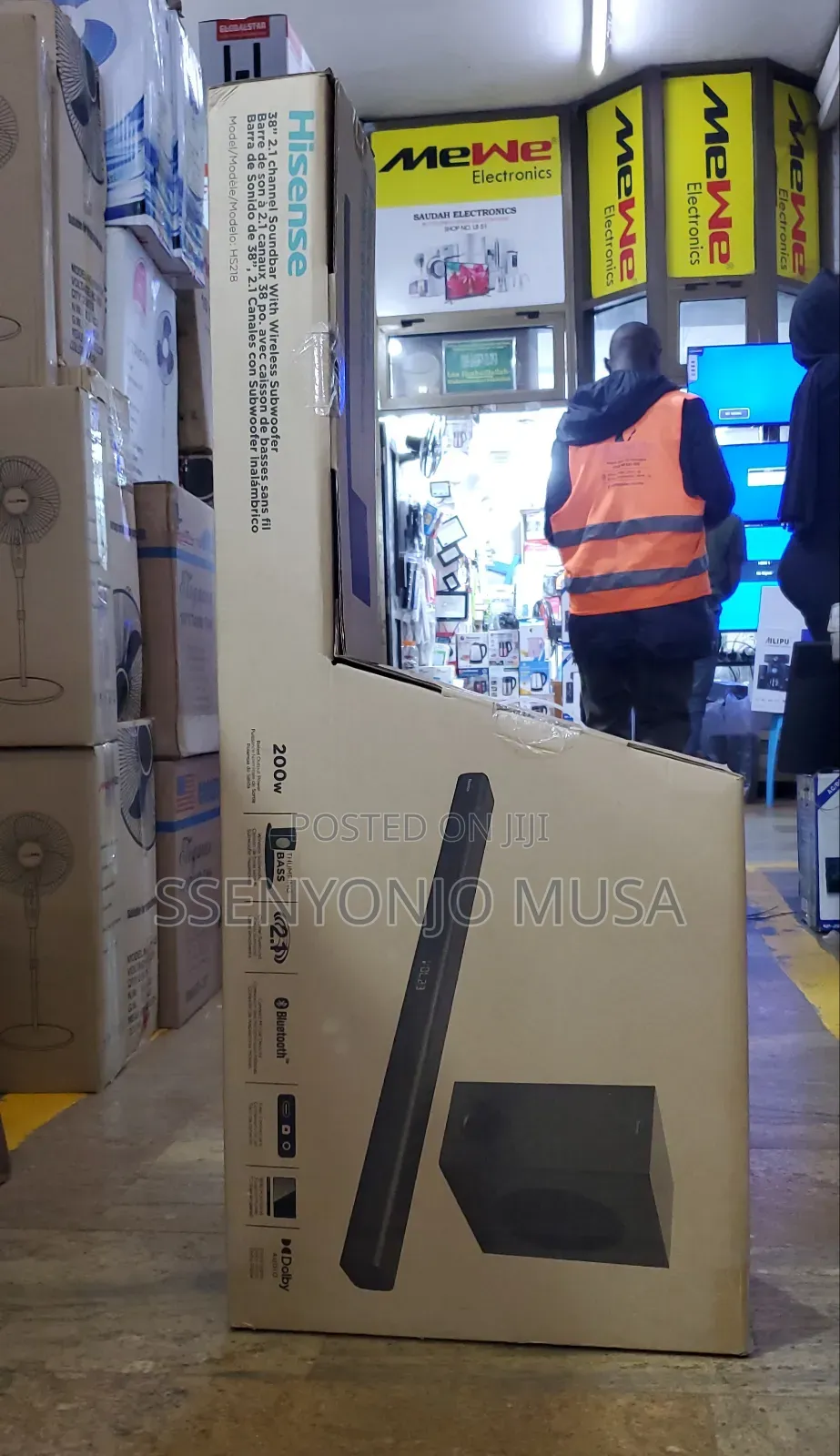 Hisense Hs218 2.1ch Soundbar With Wireless Subwoofer