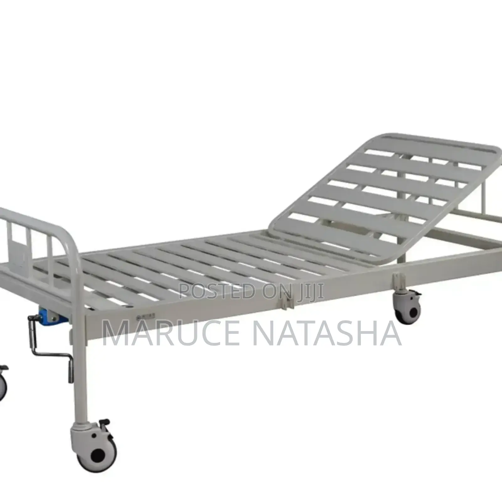 Single Crank Admission Bed With Casters