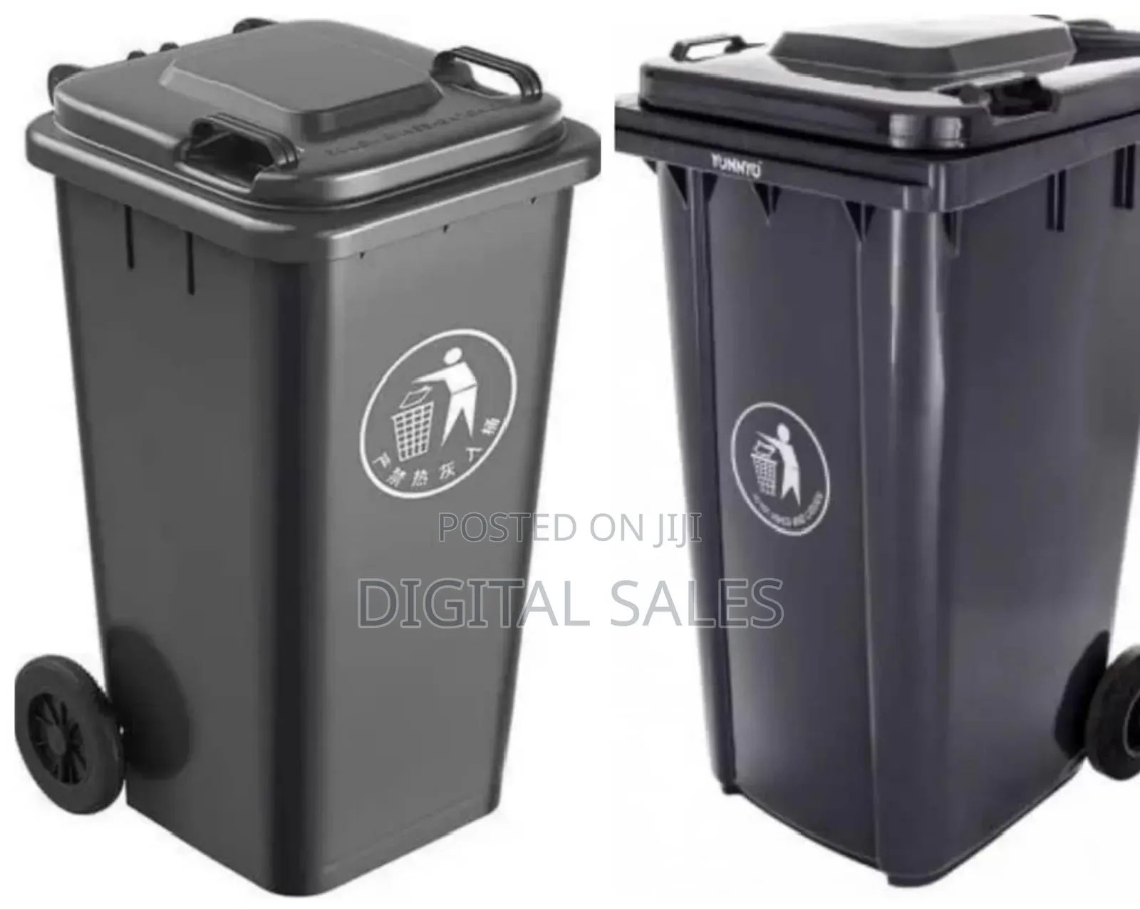 Outdoor 120L Plastic Waste Bin