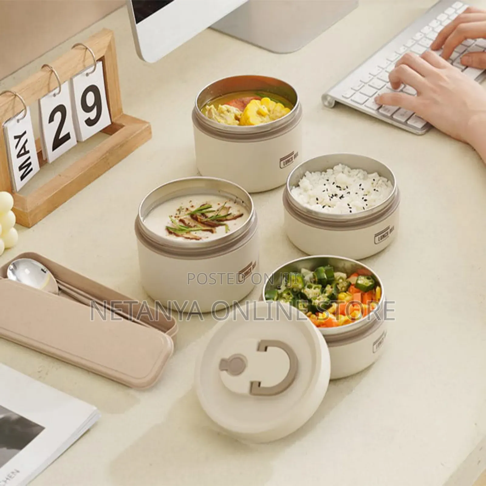 Stainless Steel Insulated Lunch Box Set