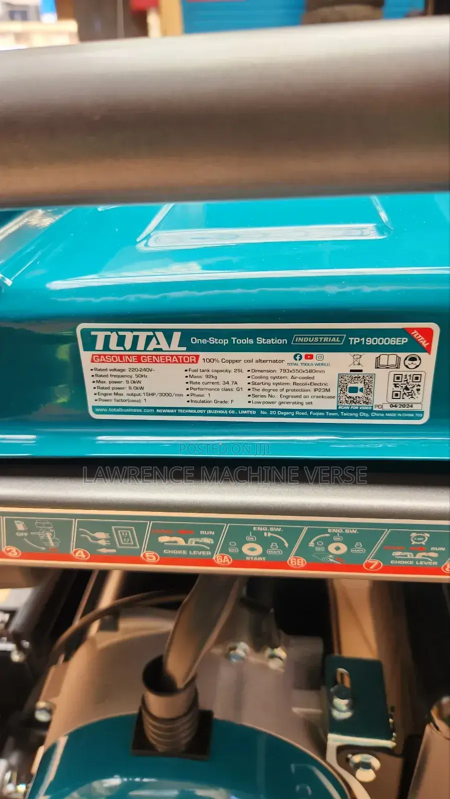 9kva Gasoline Generator 16HP