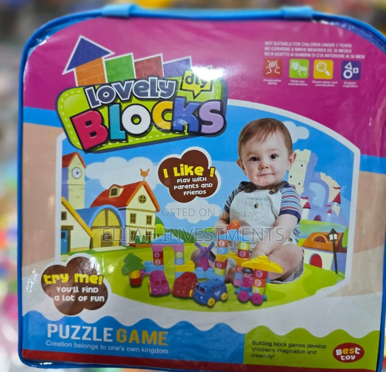 Brand New DIY Lovely Blocks Puzzle Game.