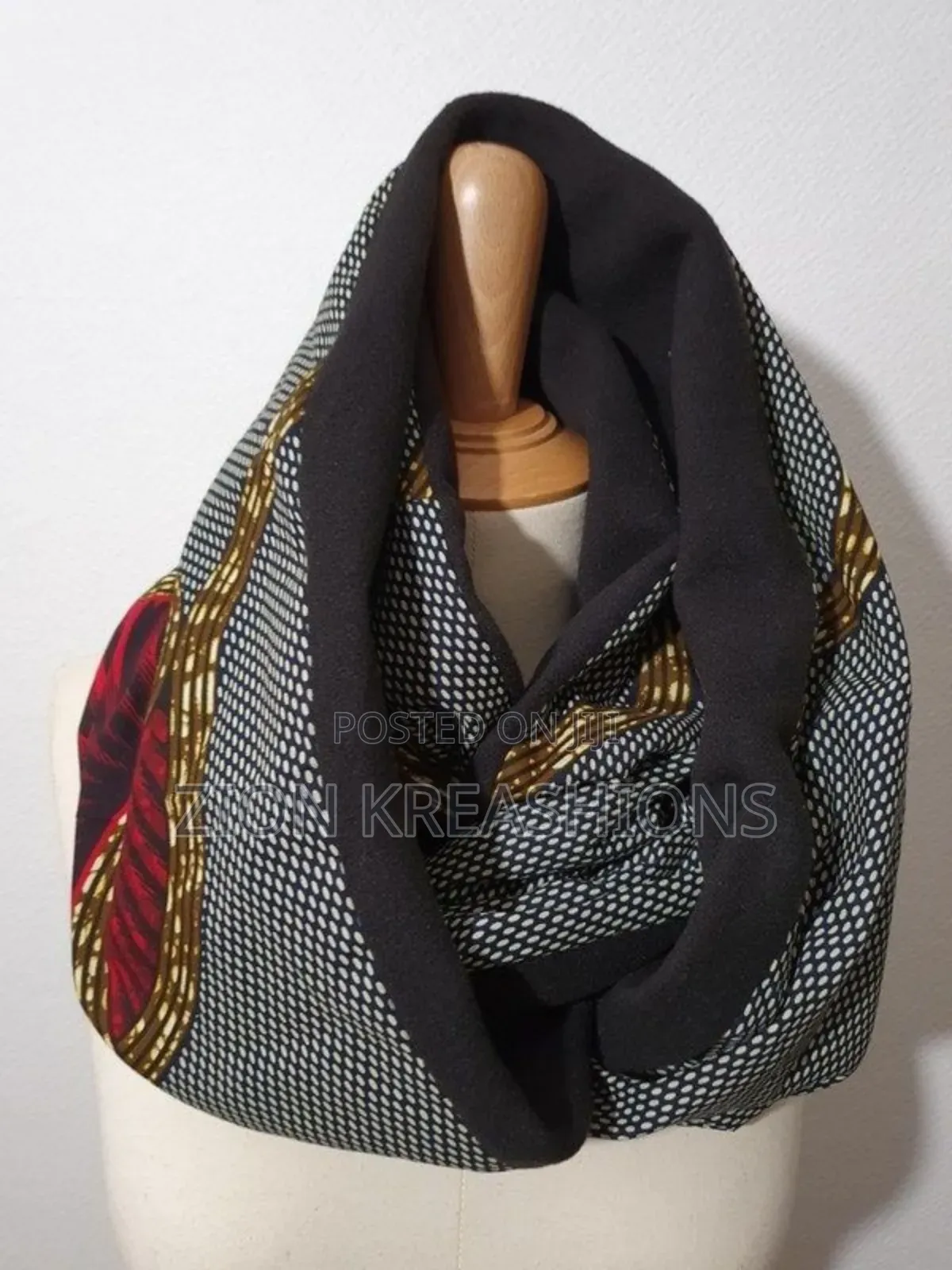 African Fabric Winter Scarves Available.Good for Any Season.