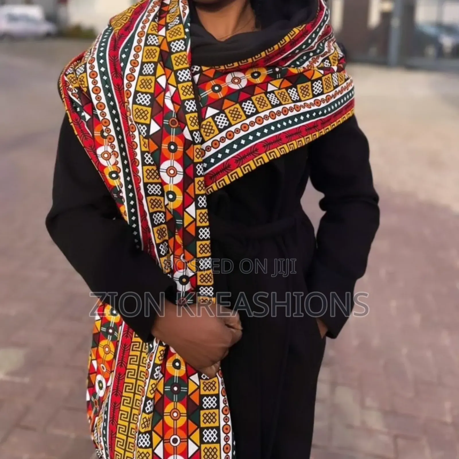 African Fabric Winter Scarves Available.Good for Any Season.