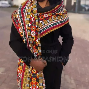 African Fabric Winter Scarves Available.Good for Any Season.