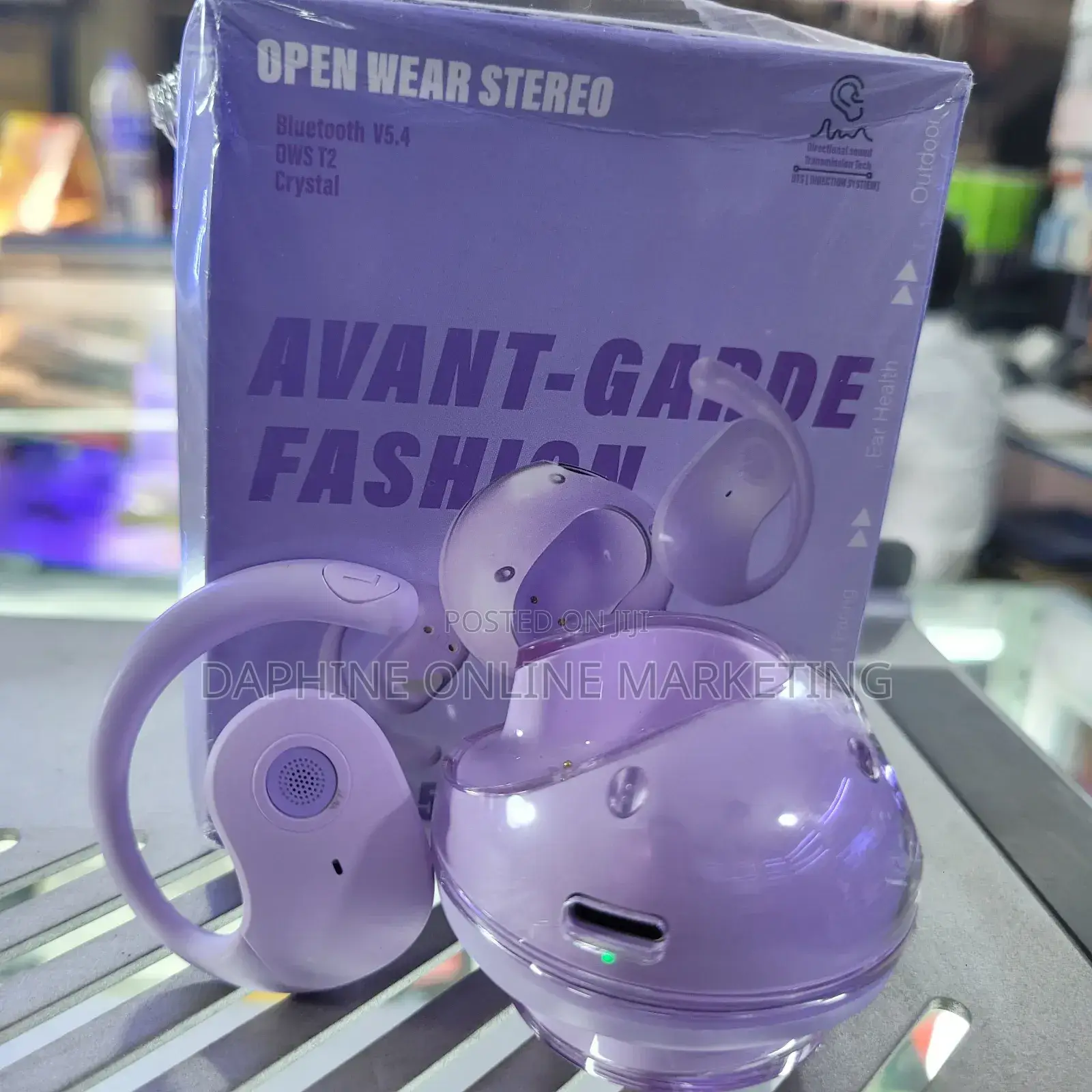 Open Wear Earbuds/Avant Garde Deep Bass Airpods