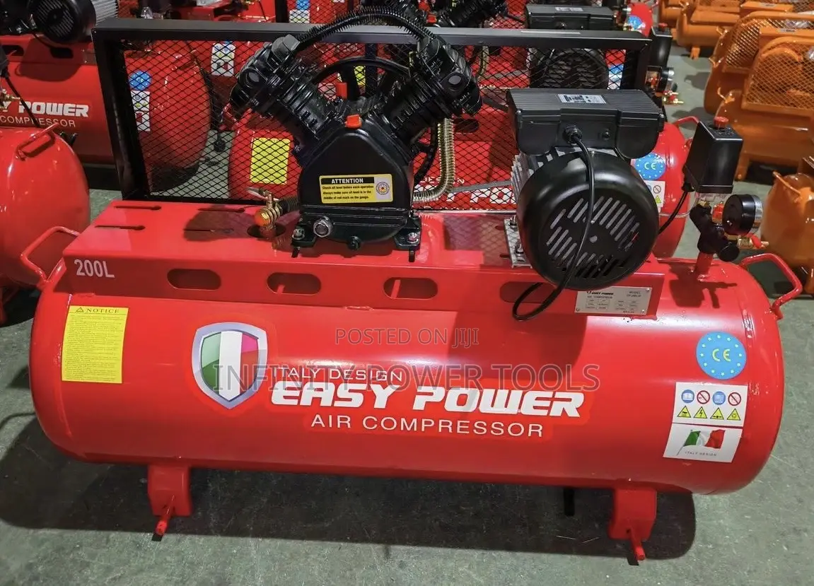 Air Compressor 200l Easy Power Italy Design