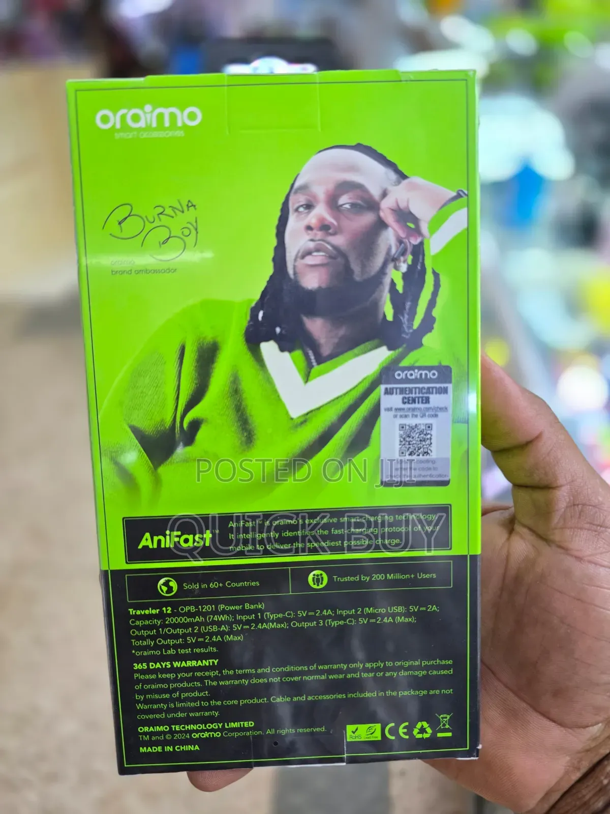 Oraimo Powerful Two-Way Power Bank
