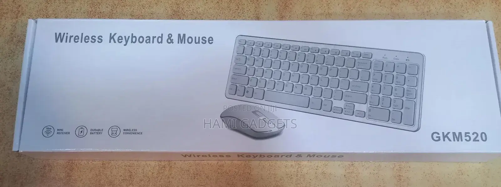 Wireless Keyboard and Mouse Gkm520