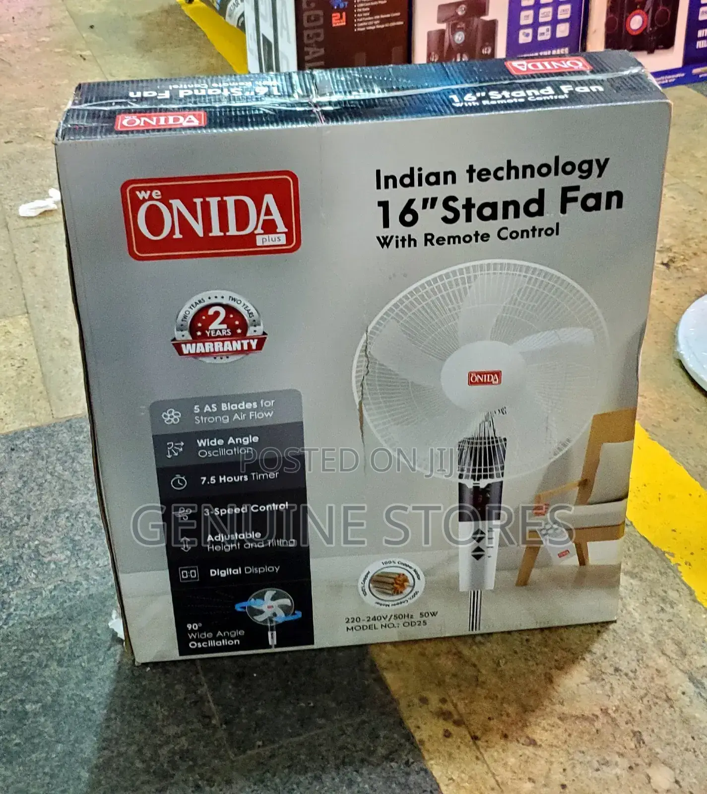 Onida Remote Stand Fan / 16 Inches Fan