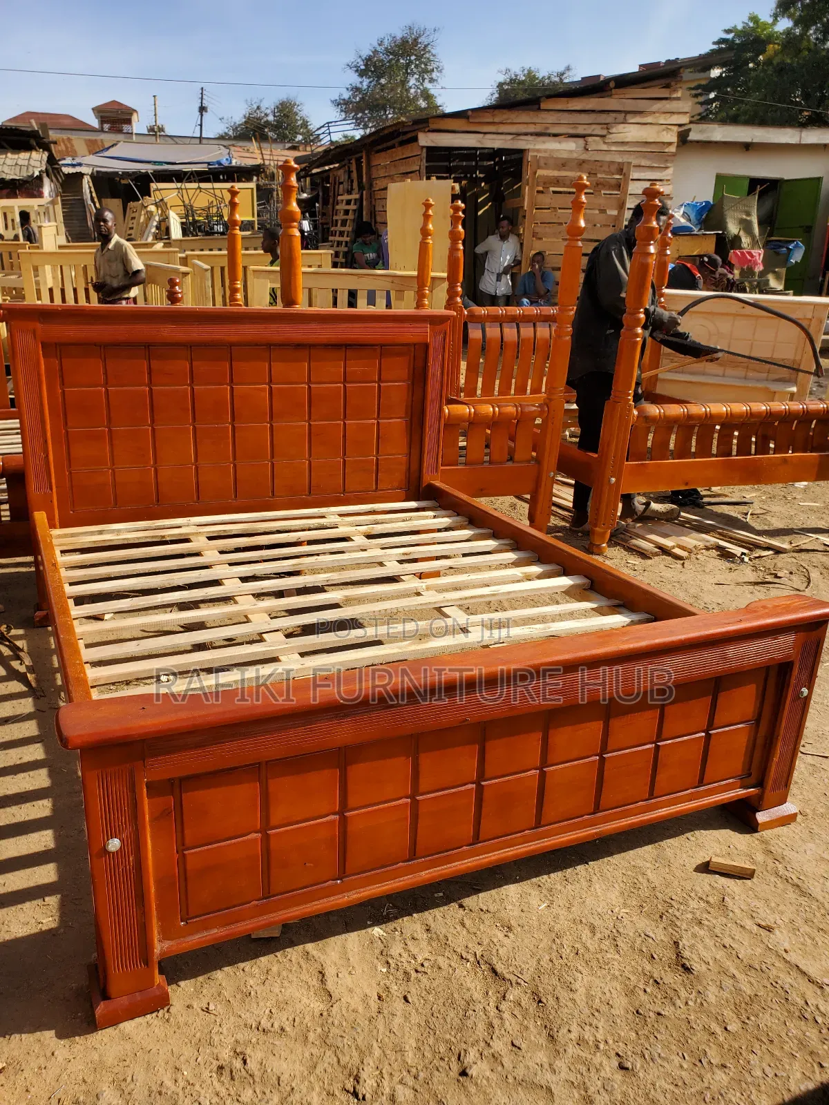 4by6 and 5by6 Beds in Light Mahogany Color