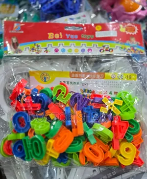 Affordable Plastic Numbers/ Alphabetical Block Toys for Kids