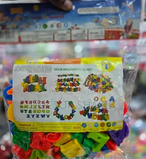 Affordable Plastic Numbers/ Alphabetical Block Toys for Kids