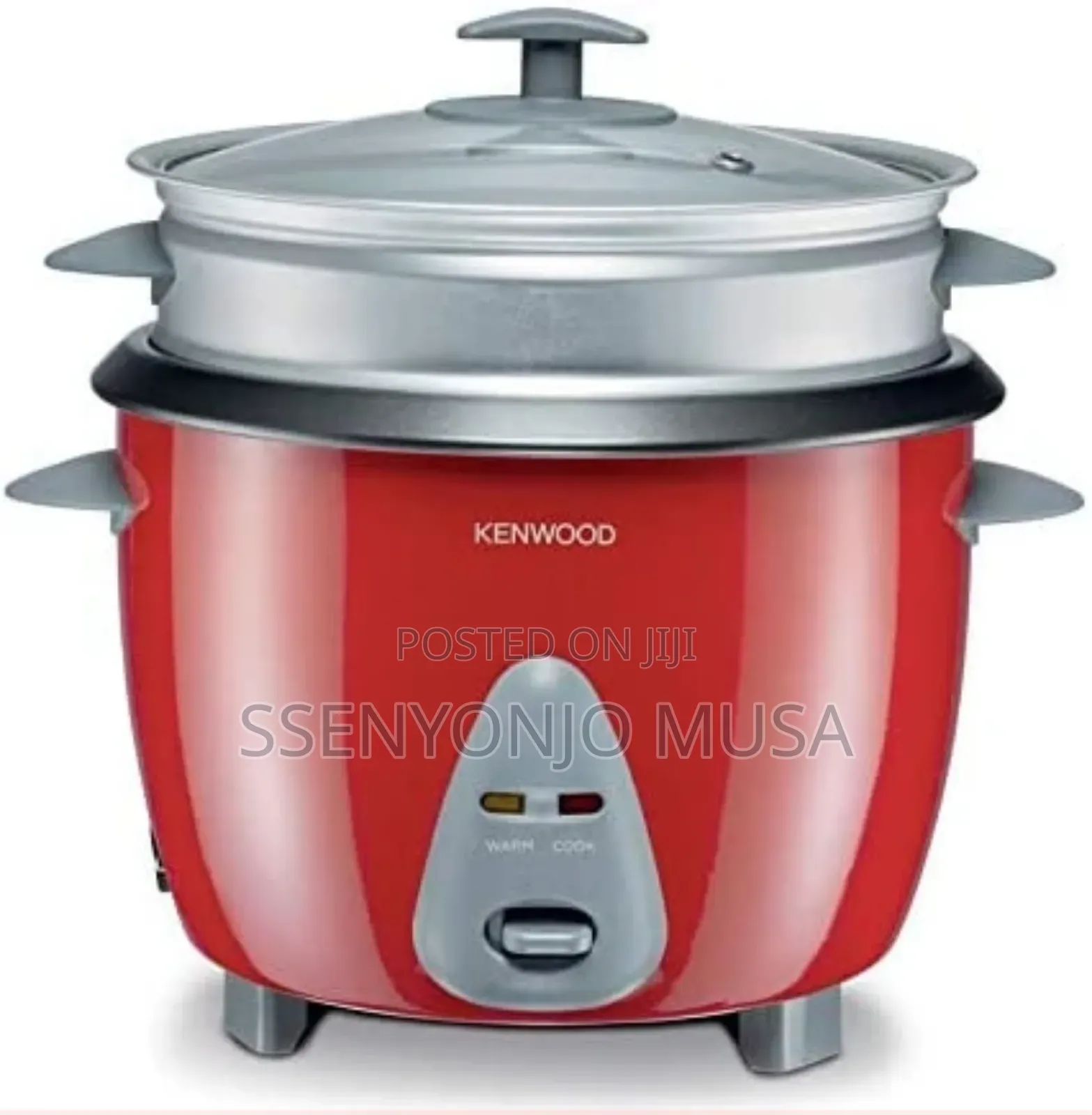 Kenwood Rcm44 | 1.8l Red Rice Cooker With Steamer